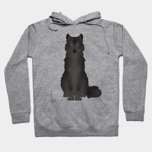 Black Wolf Hoodie